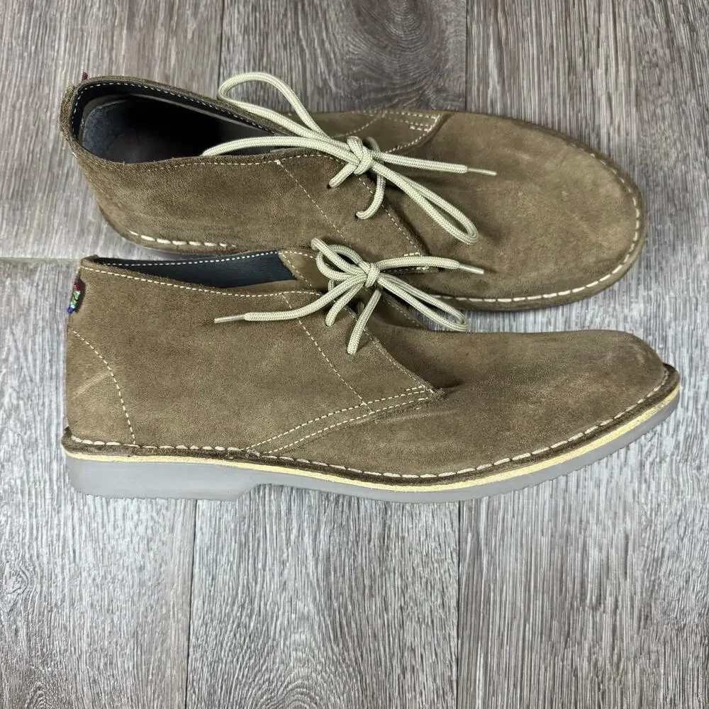 Veldskoen Suede Brown Lace Up Chukka Shoes Men's 10 US
